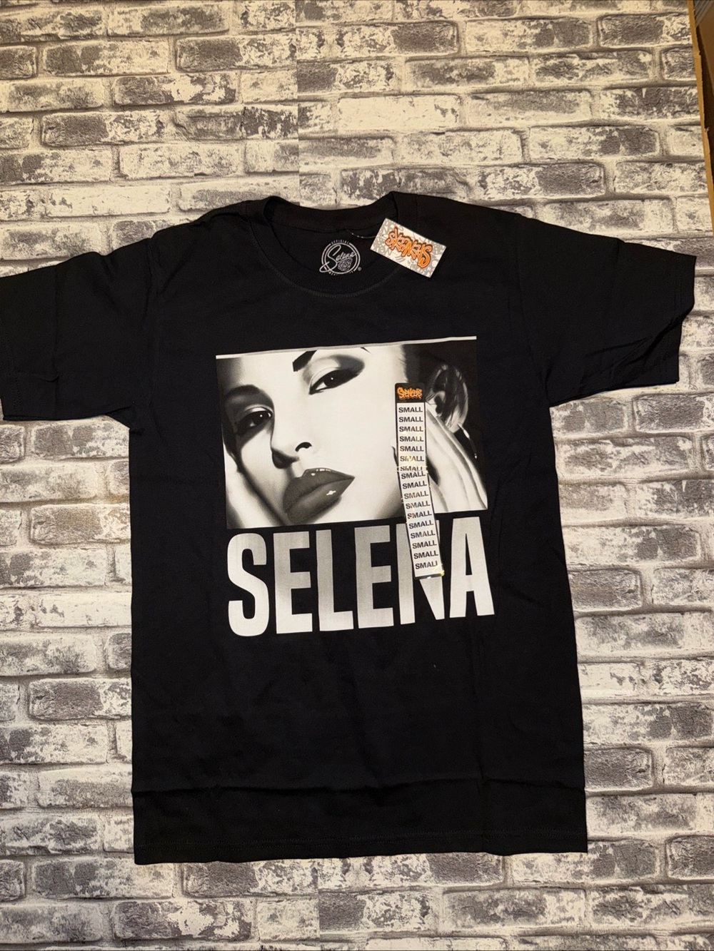 Selena Mens Black Tee Shirt Brand, New Size Small Official Selena Merchandise